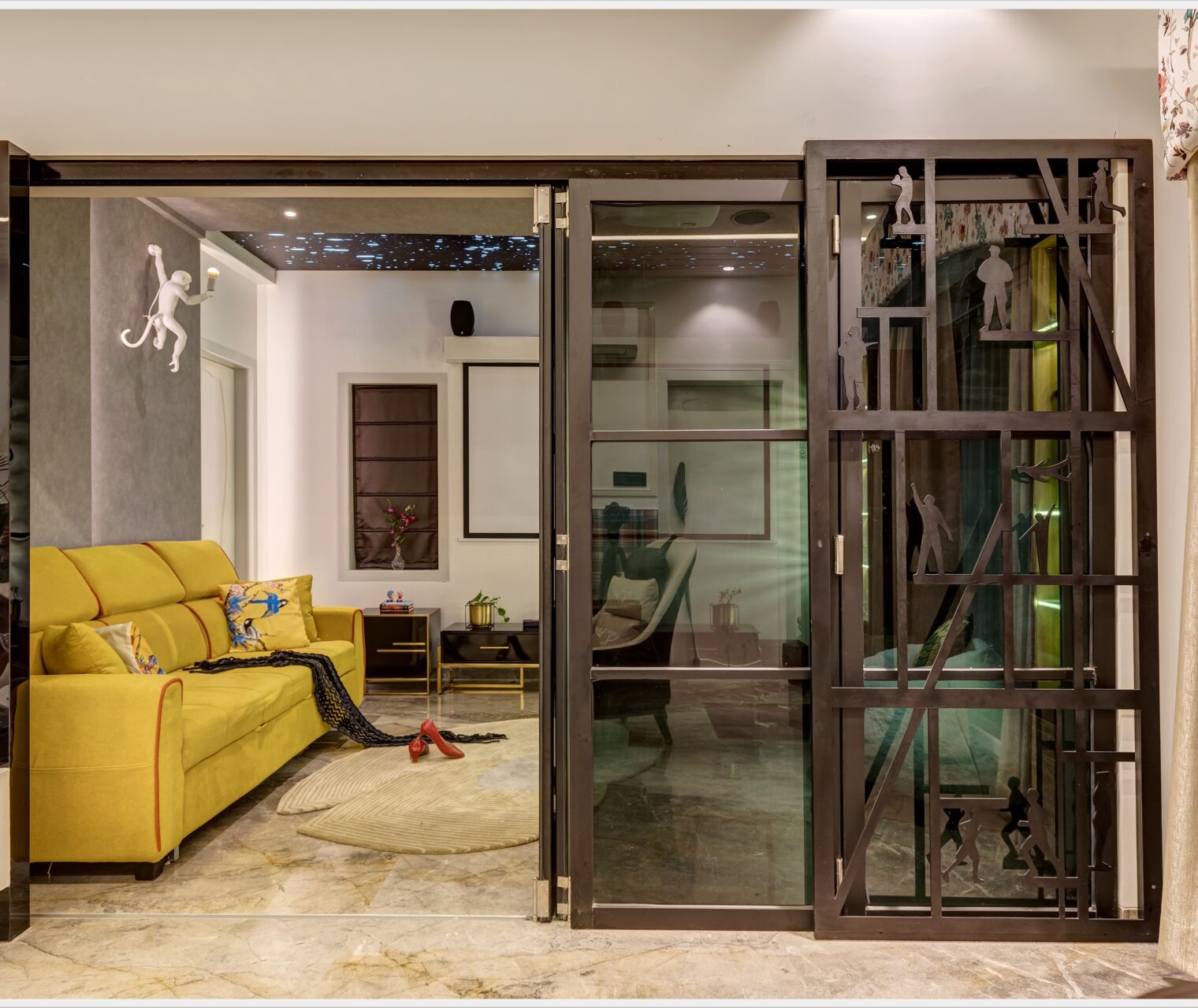 Residential Interior Designing for Mr. Komal Thakker | Hyderabad